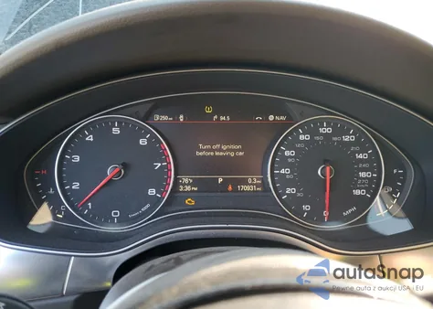 2013 Audi A6 Premium Plus z USA, uszkodzony, nr VIN WAUGGAFC0DN017971